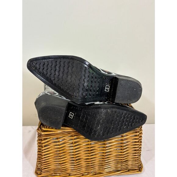 Women's Nomad Leopard Print Cowboy Rain Boots Size 8 - Picture 6 of 8